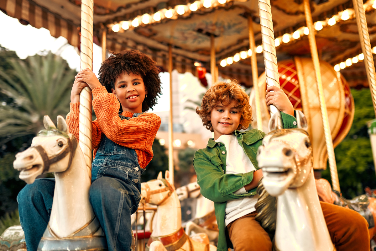 Kids On The Merry Go Round 1200X800