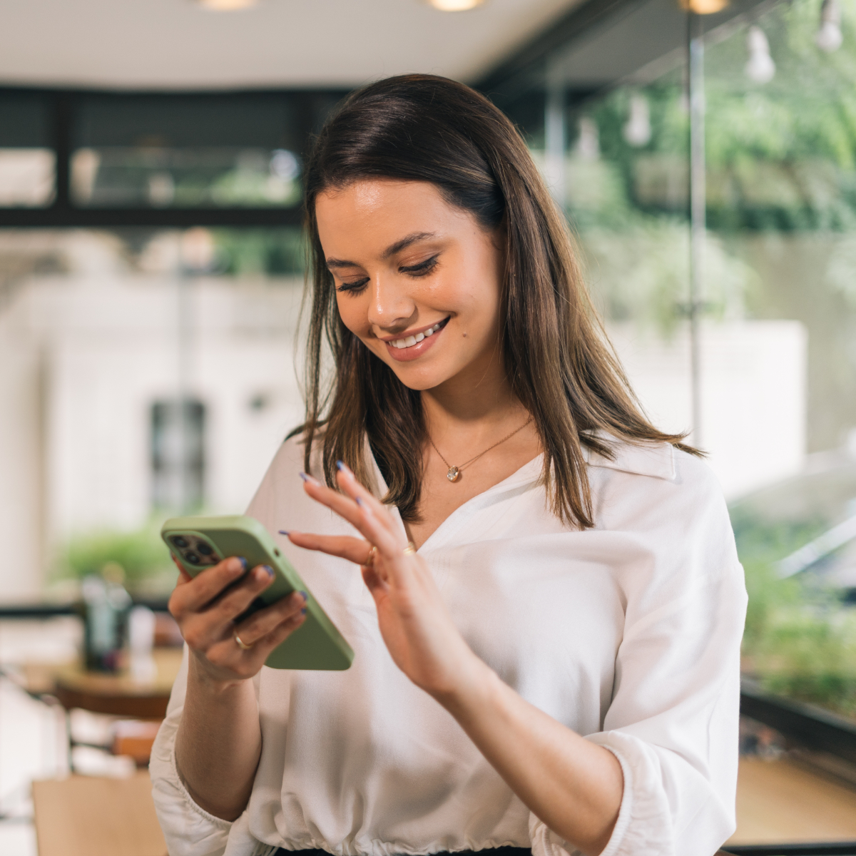 Woman On Phone 1200X1200